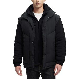 Winter Coats For Men Winter Jackets Water Resistant Warm Thicken Insulated Hood.